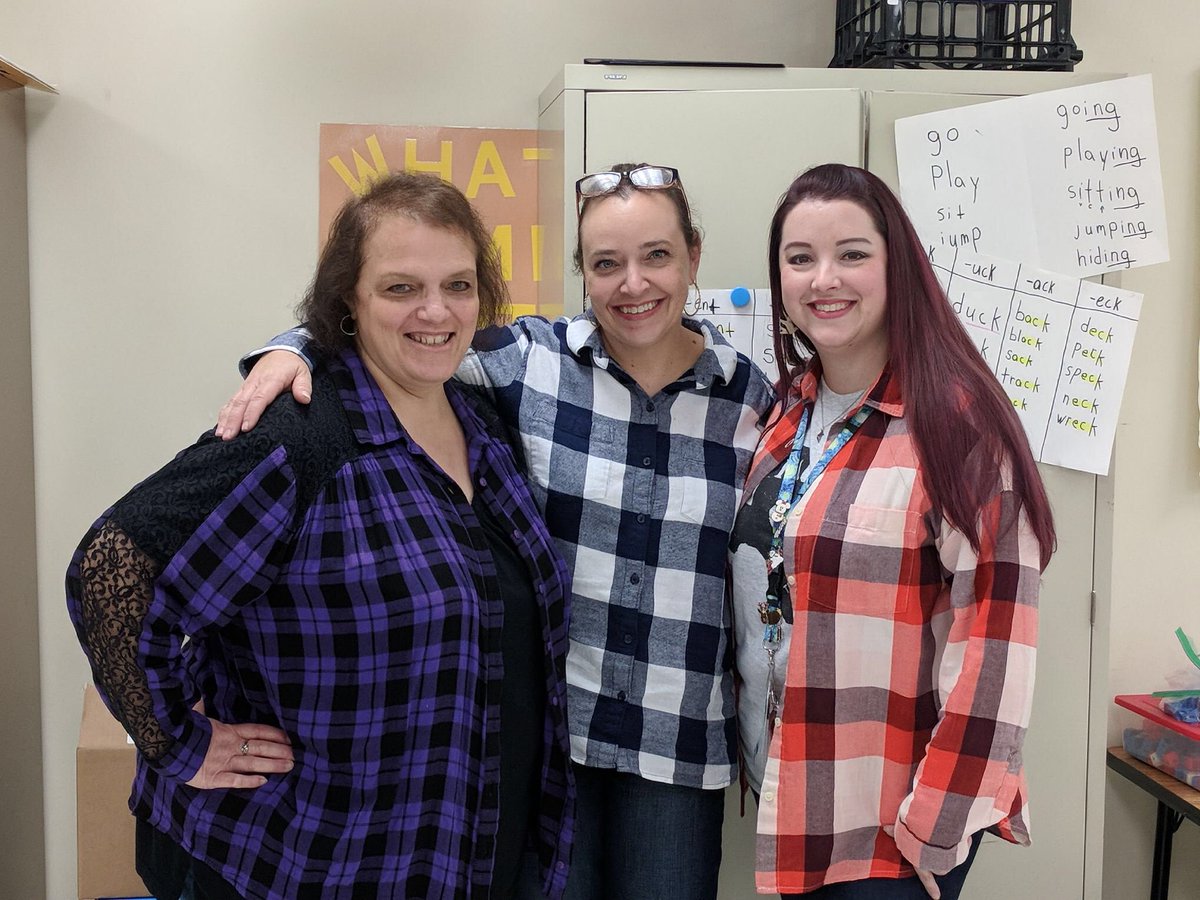 sena_slp's tweet photo. Mad for plaid with @Cabdo1177_b and @MST4Literacy! I couldn’t ask for better ladies to collaborate with! #mstmagnet #packagedeal https://t.co/DZPwtSioAN
