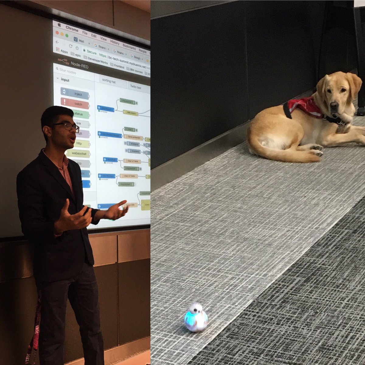 Preston_Dave's tweet photo. Great morning discussing https://t.co/kDVXtd0qW9  with higher ed execs. Got upstaged by some interns with a robot tho 😀 https://t.co/RUhvsdEEP1