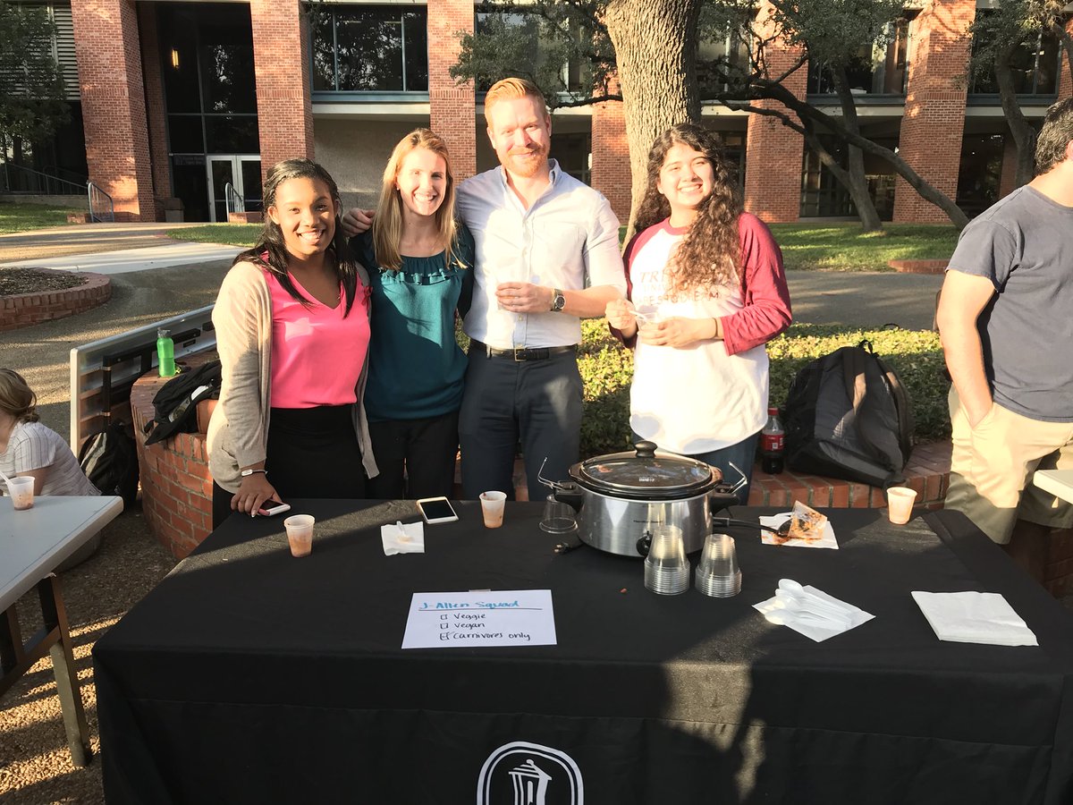 <a href="/getinvolvedTU/">Get Involved Trinity</a> chili entry for the Chili Cook-Off - thanks to hosts <a href="/TUBengalLancers/">Bengal Lancers</a> <a href="/ChiBetaEpsilon/">Chi Beta Epsilon</a>