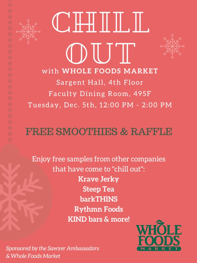 SUEntClub's tweet photo. Stressed with homework, projects, group work and studying for finals... If so stop by on Tuesday December 5th from 12:00pm to 2:00pm. https://t.co/KENOzE9Dwr