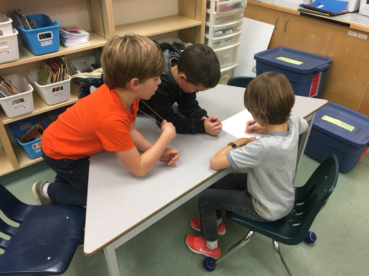 SkeneLisa's tweet photo. Stem Challenge fun with Grade 2/3 students at AES #PLC69 https://t.co/Yku69AuxU1