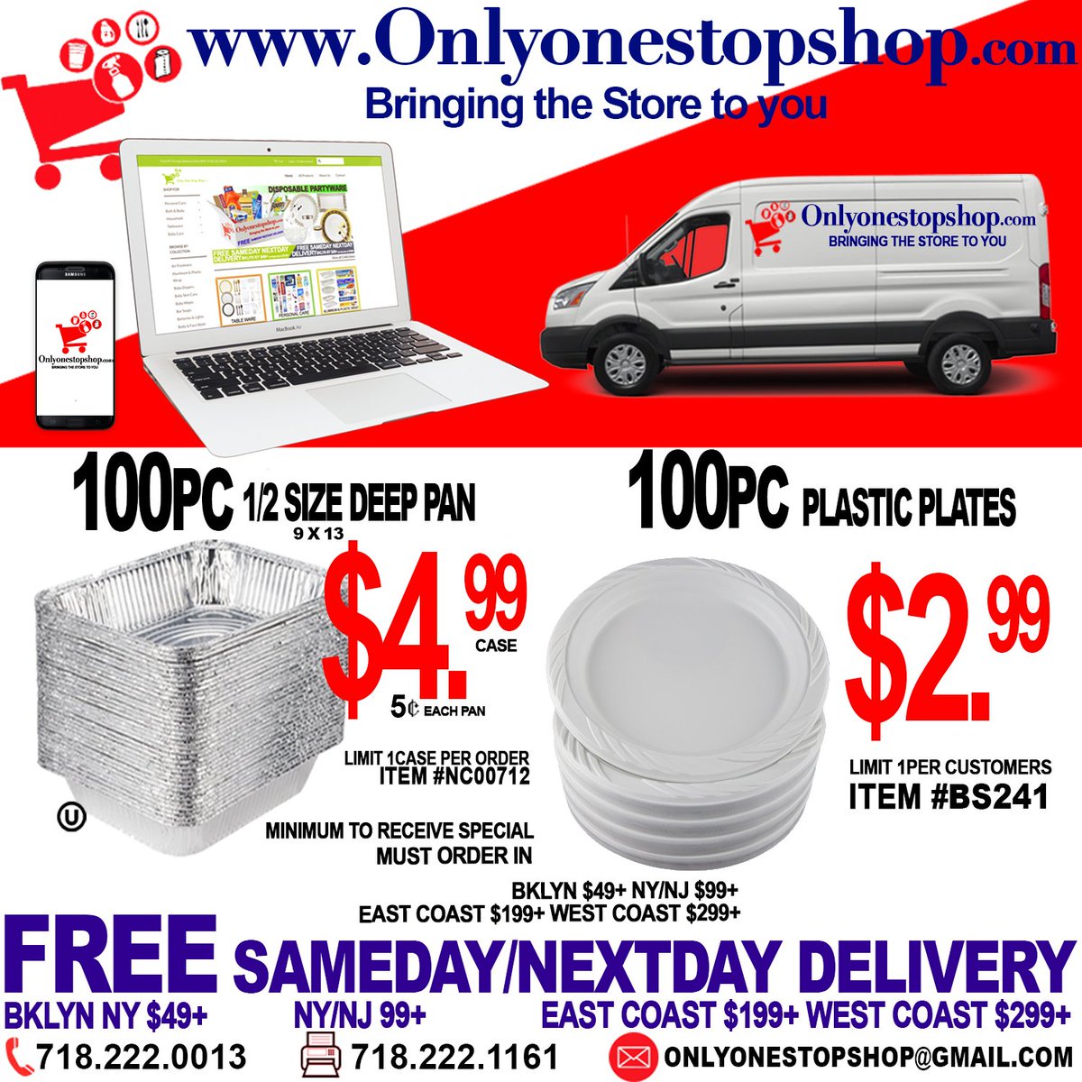 onlyonestopshop's tweet photo. All your Household and party needs in one place visit our Online store https://t.co/VIHS8poSEt #Onlyonestopshop #OnlyonestopshopNYC https://t.co/5qLJf5gN51