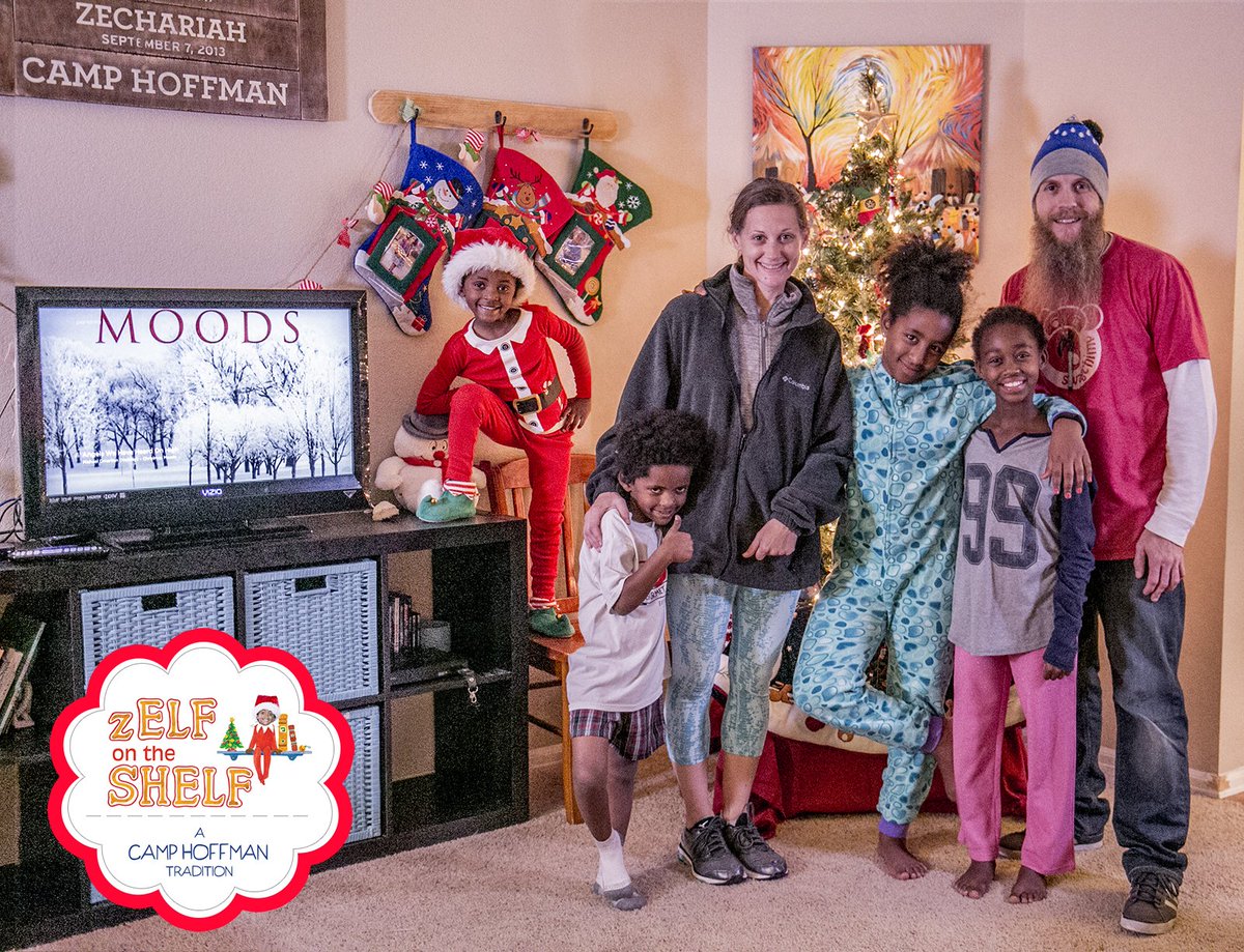 tymmh's tweet photo. sooo.... we finally got the tree up. The goofballs decorated the snot outta it and then we set up the timer for the annual Christmas Tree family pic... [SNAP!].... look who shows up for the festive photo bomb!
#zElfOnTheShelf
#ElfOnTheShelf
#PhotoBombingElf
#ThatSillyElf https://t.co/isLvGLFUml