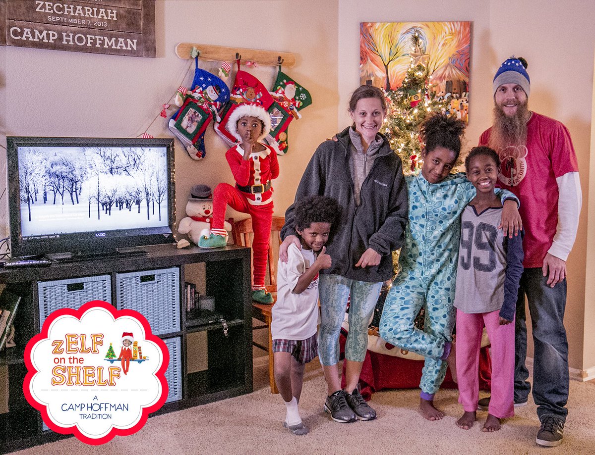 tymmh's tweet photo. sooo.... we finally got the tree up. The goofballs decorated the snot outta it and then we set up the timer for the annual Christmas Tree family pic... [SNAP!].... look who shows up for the festive photo bomb!
#zElfOnTheShelf
#ElfOnTheShelf
#PhotoBombingElf
#ThatSillyElf https://t.co/isLvGLFUml