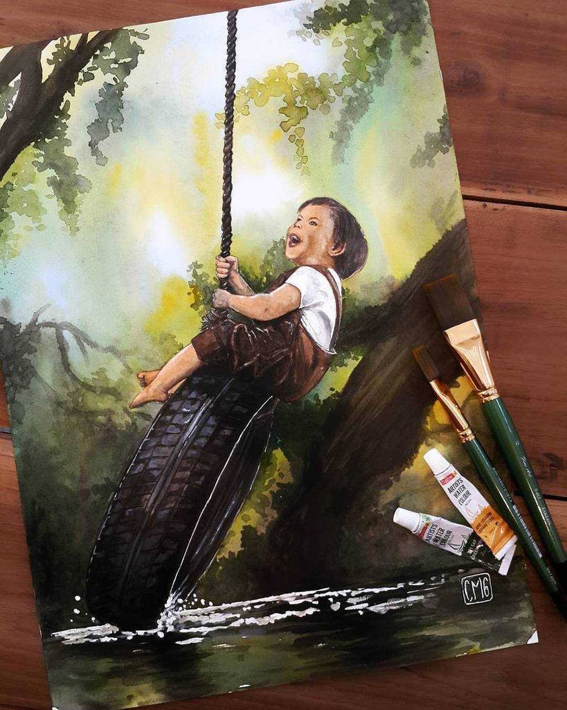 artChisel's tweet photo. Wish every day could bring us the joy we felt when looking at this child swinging on a tyre. Superb choice of composition.
#watercolor #watercolour #painting #portrait #art #fineart #🎨 #🖼 #kunst #instaart #искусство #미술 #藝術 #美術 #artistsofinstag… https://t.co/s8O8oITSoc https://t.co/BiqwHfxTvS