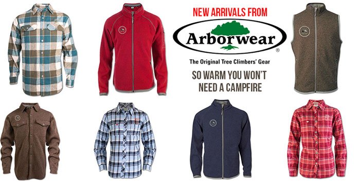 New <a href="/Arborwear/">Arborwear</a> now in stock. You'll be so warm you won't need a campfire! bit.ly/Arborwear