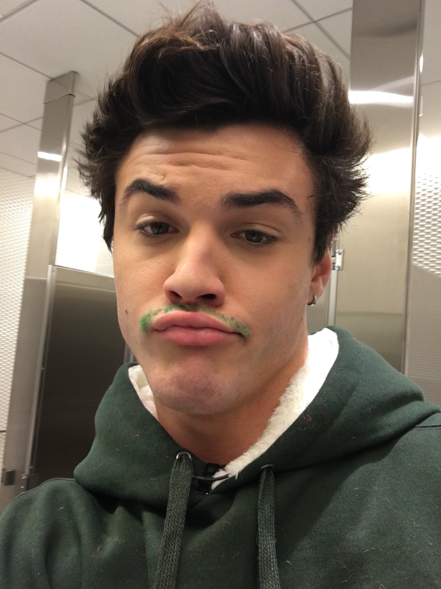 Ethan dolan cheap green hoodie