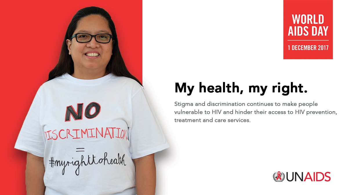 1.8 million people acquire HIV every year. #Myrighttohealth means access to HIV prevention.

More from <a href="/UNAIDS/">UNAIDS Global</a> on Friday's #WorldAIDSDay➡️ bit.ly/2AgMTlt