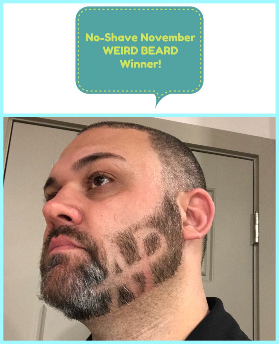 TomAtemaJr's tweet photo. For best use of a company logo, CONGRATS goes to our NO-Shave November WEIRD BEARD Winner, @aplivevideo's Josh Collins! Nice growing, Josh!
#NoShaveNovember #HappyNovembeard #PremierProviderAVandLEDwalls https://t.co/jIdReNKEwX