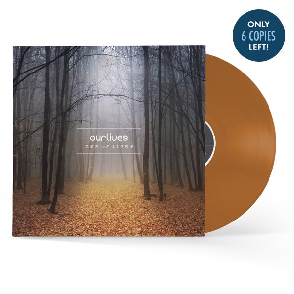 We're down to our last 6 copies of <a href="/ourlivesband/">Ourlives</a>'s landmark album "Den of Lions" on bronze vinyl. spr.tn/denoflions