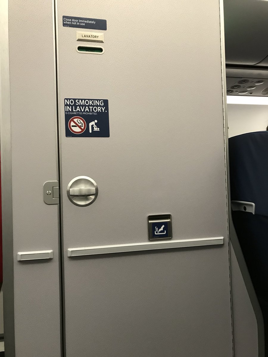 ICNPatients's tweet photo. On a plane about to take off. My seat is literally right across from the bathrooms 😍 #ibd #Crohns #colitis #uc #ibdprobs https://t.co/C04ZCdJv0c