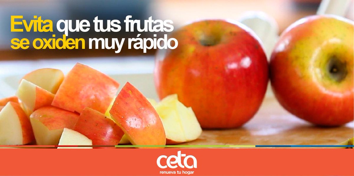 cetaenlinea's tweet photo. Cuando cortas frutas que no usarás de inmediato, colócalas en agua fría con un poco de limón para evitar su oxidación y deterioro hasta que llegue el momento de usarlas.

#CetaEnLinea 
#CetaTips 
#Frutas 
#Cocina 
#Hogar 
#Merida 
#ElVigia https://t.co/kNc4TMEOq4
