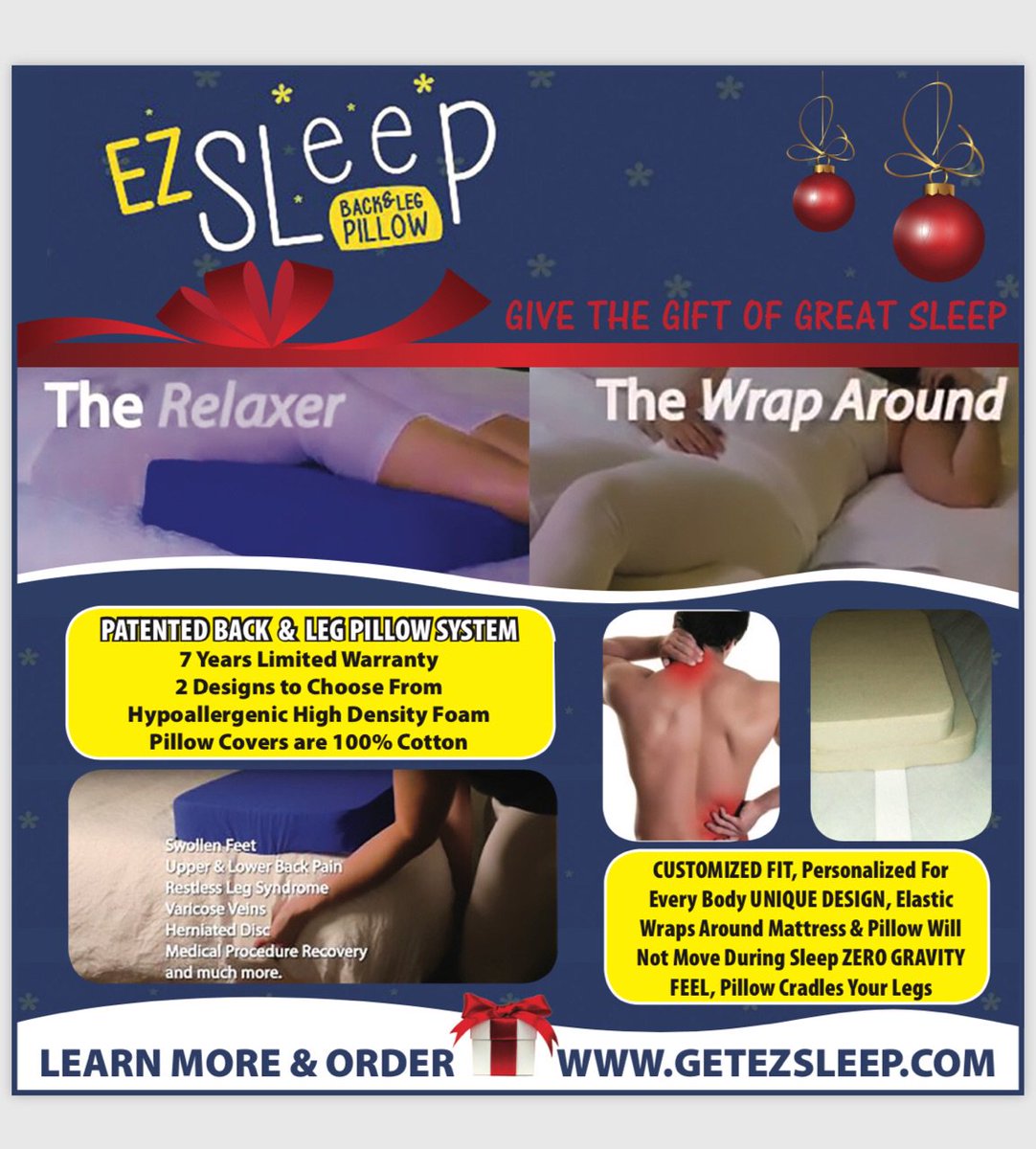 GetEZSleep's tweet image. #Perfectpillow #nomorebackpain #perfectgift