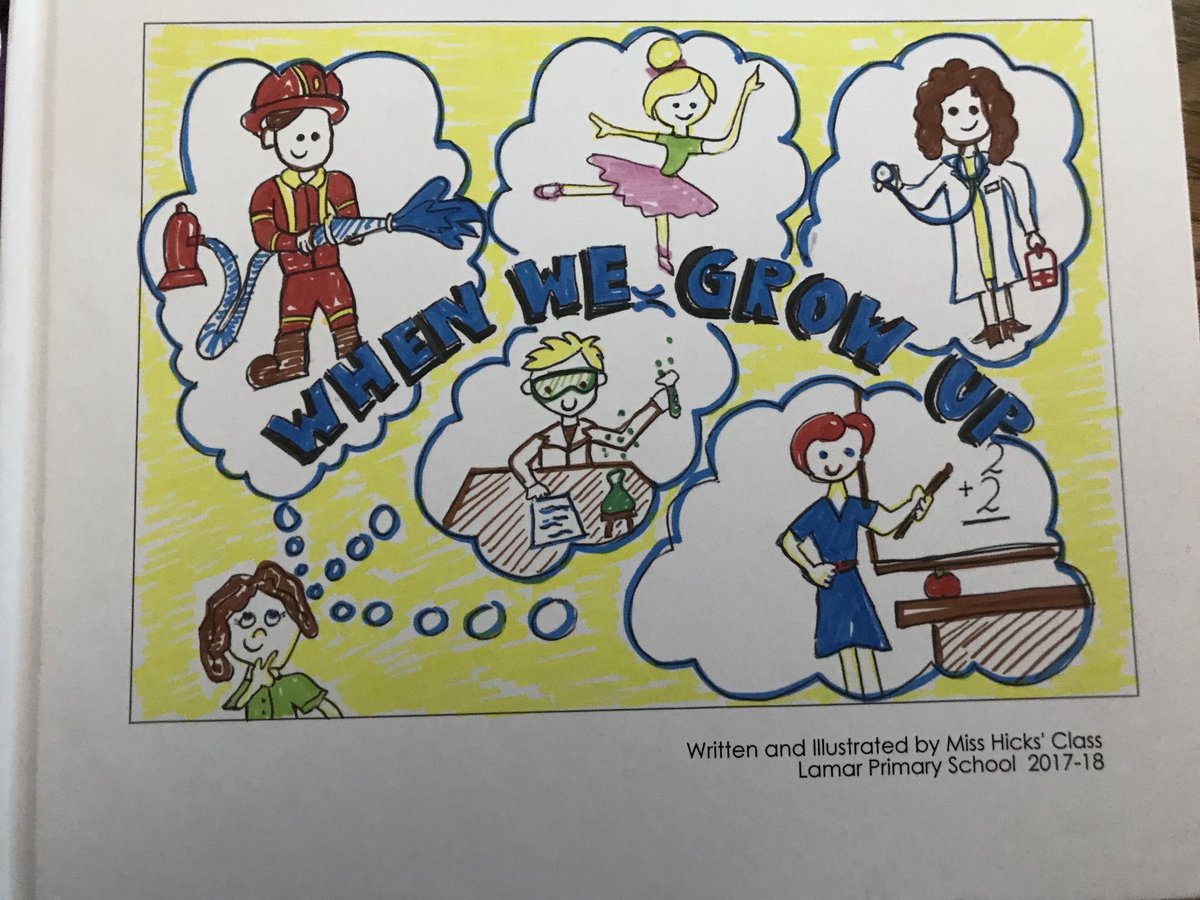 Our published book this year was so fun to make! Illustrations credit to <a href="/robincastro88/">Robin Castro</a> ❤️👏🏻#lamarprimary