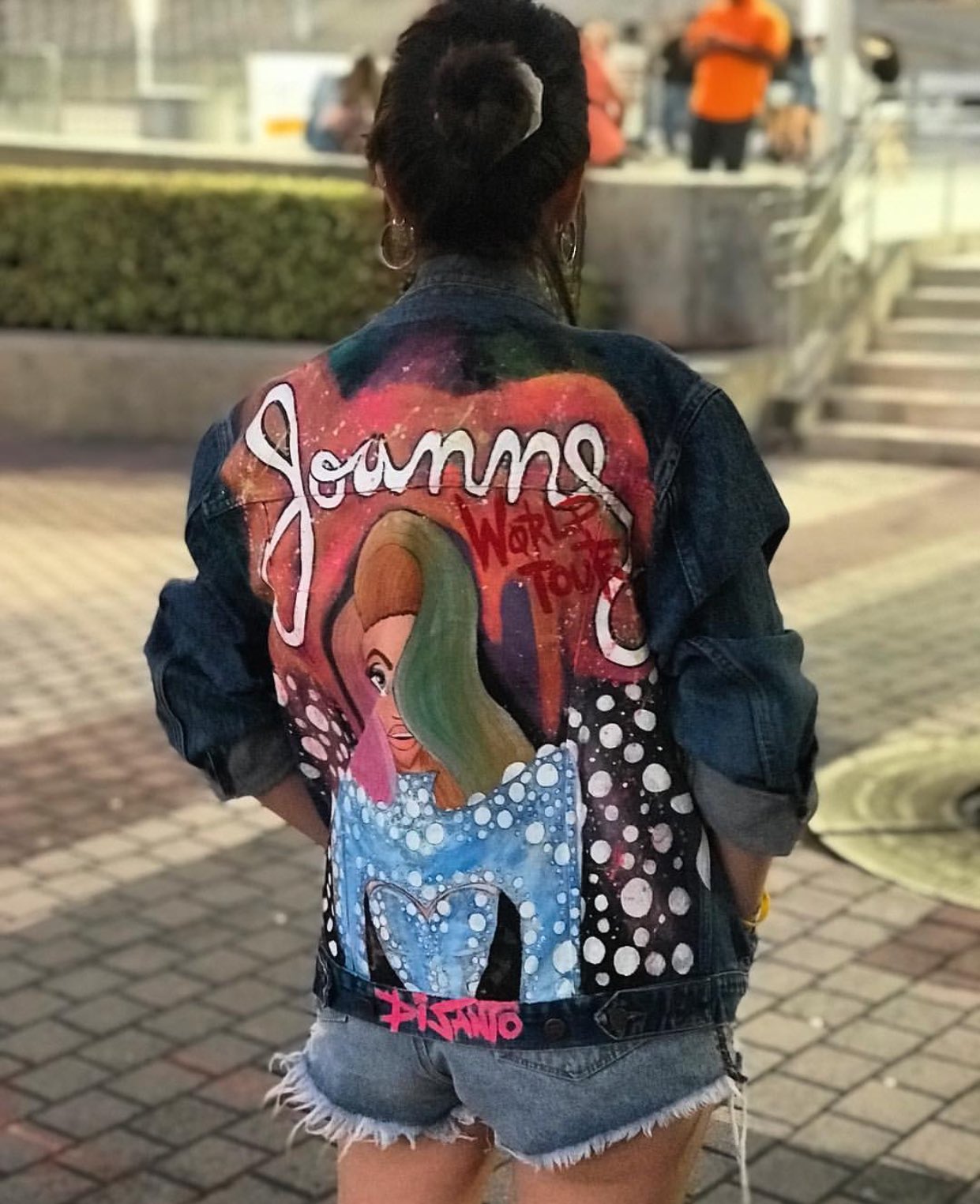 Giuseppe on X Check out this dope custom Lady Gaga jacket by Juan Di Santo ladygaga JOANNEWorldTour JoanneWorldTourMiami https t 28hkOKWsrK X