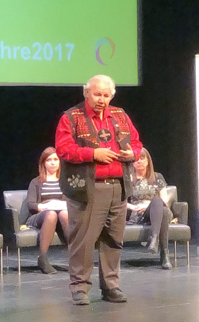 “Education got us into this mess and it is education that will get us out of it.” - Very powerful teachings (that everyone MUST know) on the truths of Indigenous history in Canada from <a href="/SenSincmurr/">Murray Sinclair</a> #ICHRE2017 @EquitasIntl <a href="/UNHumanRights/">UN Human Rights</a>