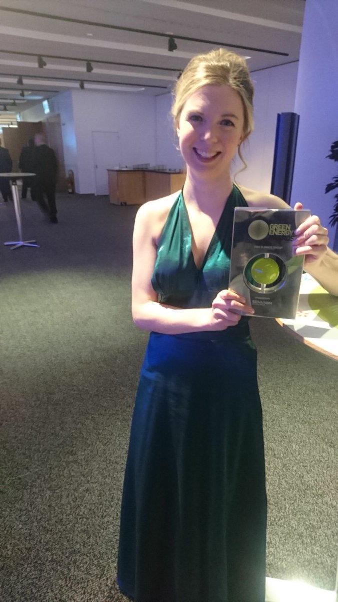2050ClimateGrp's tweet photo. YIPPPEEE! Absolutely thrilled to announce we've won the #SRGEA17 Contribution to Skills Award!!! Fantastic evening, well done to all the other nominees and winners! #2050StartsNow and it'll need some awesome, skilled people! https://t.co/MQlXT2SKVJ