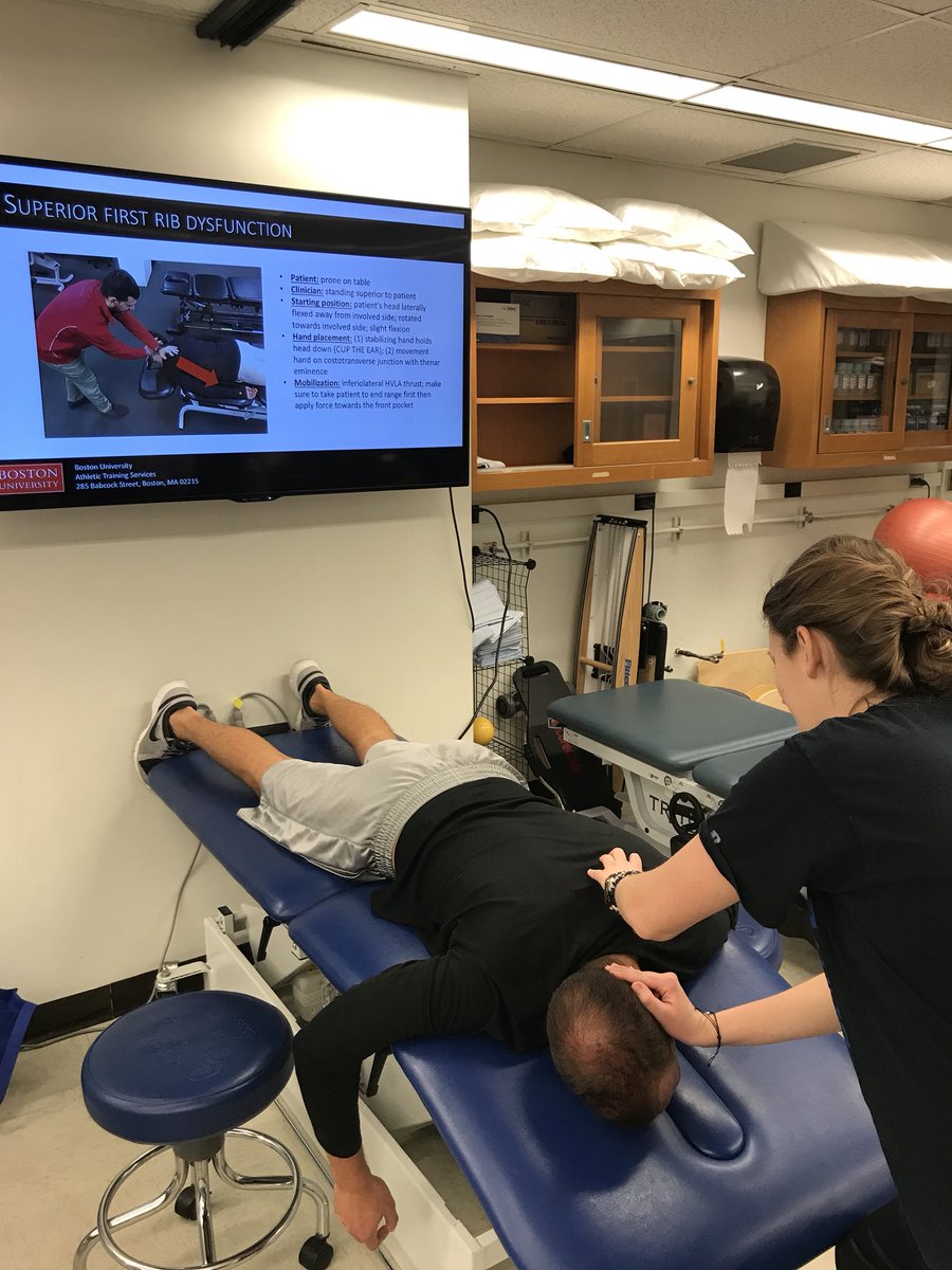 isuathltraining's tweet photo. Rib and lumbar mobilizations... #ElevatingAT #MoreToolsInTheToolbox  @Matt_RiveraAT @kristenkid @rileythekid @BUATServices @GamesKenneth @IndStateCHHS @NICER_Lab https://t.co/H3HY4MmOnk