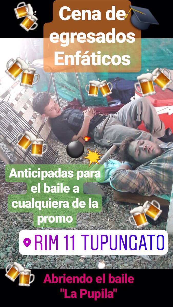enfaticos's tweet photo. 💥🙌🏻Así piensan terminar, no falta nada enfáticos..
Y vos no te quedes sin tu anticipada 🙌🏻💥 https://t.co/idtIyWAEPU