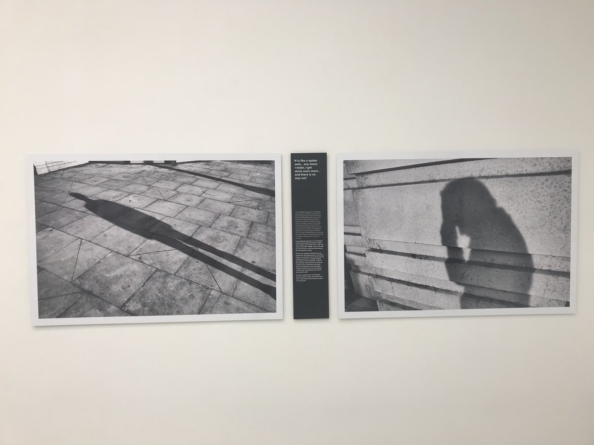 MattSaltmarsh's tweet photo. A night of reflection on hidden issue of statelessness in UK, beyond with stark @grconstantine photos #iBelong #nowherepeople visit @saatchi_gallery to see till Dec 5 https://t.co/UFEiTxgXXm