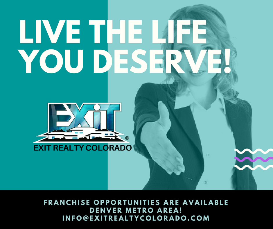 exitcolorado's tweet photo. Live the life you deserve! We are looking for entrepreneurs in Denver, Aurora, Highlands Ranch, Littleton, Parker to become part of the EXIT Realty Colorado family. Are you the right one? Do you have 30 minutes for a conversation? #EXITRealtyColorado #EXITisgrowing #Cofteal https://t.co/z9IsCEWJK9