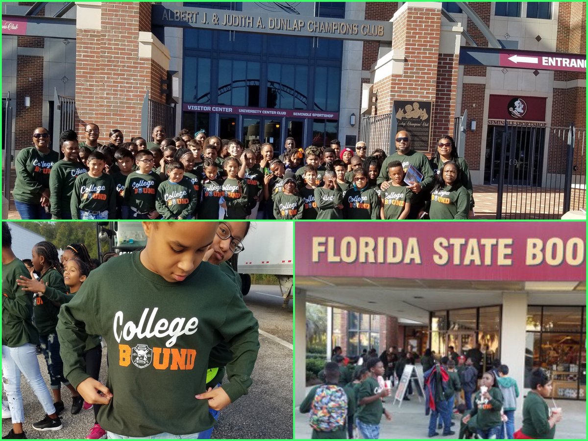 MsKimJules's tweet photo. Today Rosenwald’s students visited the campus of FSU. AVID is Advancement Via Individual Determination. Our goal is to go to college. https://t.co/xNqktovyhn