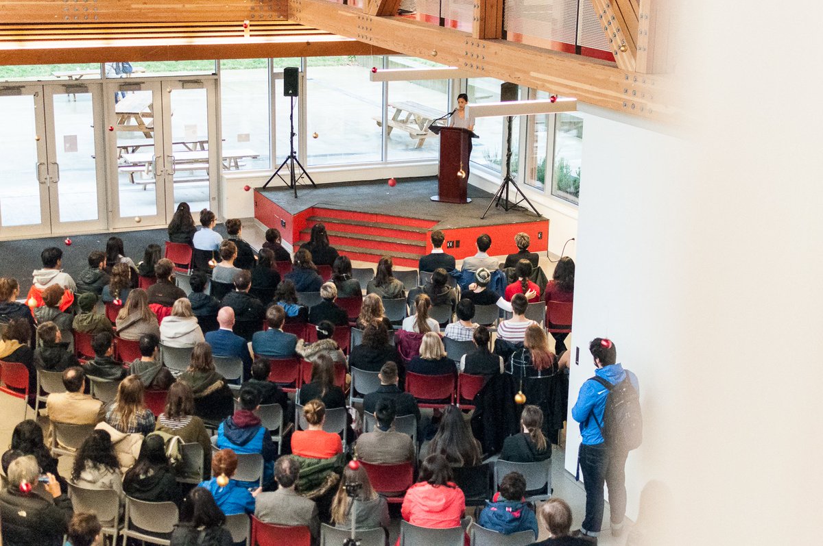 UBC's tweet photo. Yesterday, the #UBC community gathered for a vigil and memorial in remembrance of the 14 women killed on December 6, 1989 at an engineering class at l’École Polytechnique de Montréal. @EquityUBCV @ubcengineering @WiEUBC @UBCEngineers https://t.co/jNtIBUWs4D