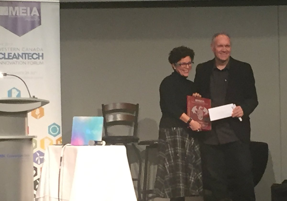 JPLinteau's tweet photo. Congratulations @TRAINFOcorp winner of 10K @northforgemb 🐉 lair pitch competition at @meiamb #Cleantech2017 Western🇨🇦#Cleantech #innovation Forum #ITS #SmartCities https://t.co/V5cwxFG0F8