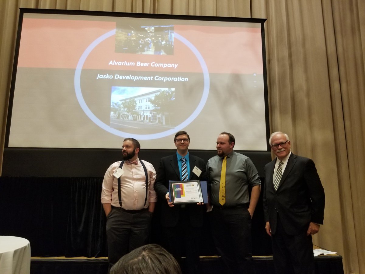 LoraRae's tweet photo. @AlvariumBeer is one of three breweries being honored at @CERCInc #CelebrateCT tonight. They're the first brewery in #NewBritain in over 50 years. #CraftBeer #CTBeer #CTProgress https://t.co/bFoigyXDzG