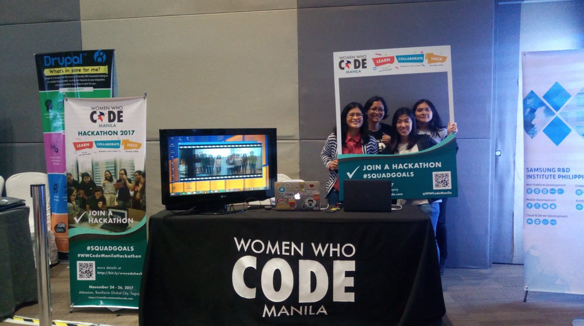 WomenWhoCode's tweet photo. #Throwback Thursday -- to our awesome #WWCodeManilaHackathon! @WWCodeManila https://t.co/Qs7xdtgjRU