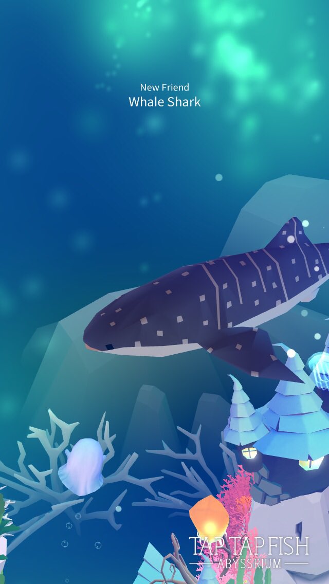My Whale Shark:) 
#taptapfish
Download: onelink.to/jhe4sh