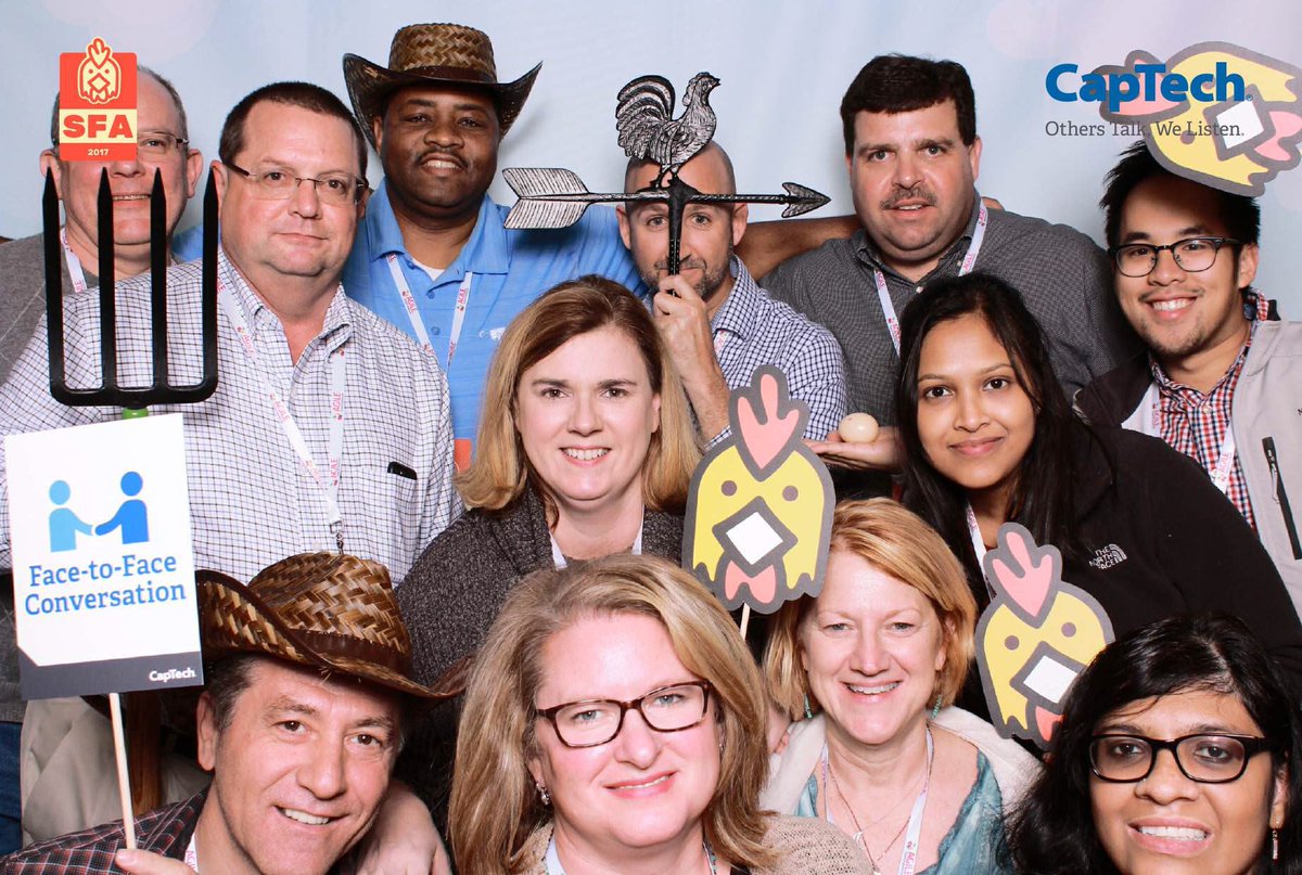 chuckstrunk's tweet photo. Thanks @Captech and all the other supporters for a great day at #SFA2017 ! #gravyforyourbrain! https://t.co/VHbndVU5Vj