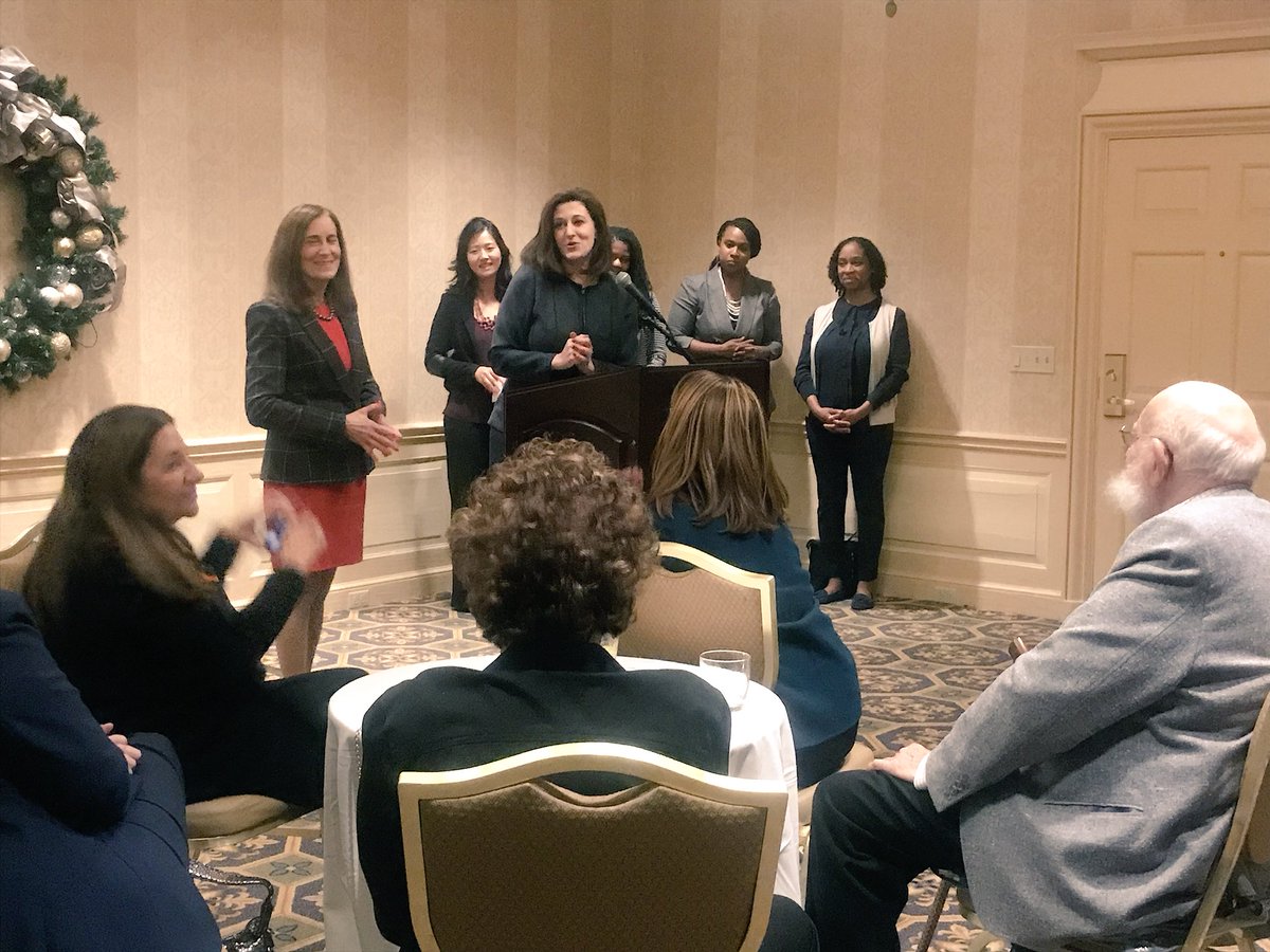 As our tribe is growing. We are not anomalies, we are not a trend. 

Thank you, <a href="/DebGoldbergMA/">Deb Goldberg</a>, for your belief in your investment in all of us. - <a href="/AyannaPressley/">Ayanna Pressley</a> 

I am so thankful that you are our Treasurer - Victoria Kennedy 

#WomeninPolitics
#mapoli