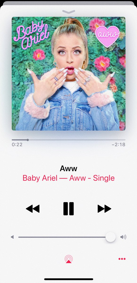 BabyAriel's tweet photo. my first single “Aww” is out now. 
i hope you love it, this is for you.
xo 🖤
https://t.co/oPMeFj7skV https://t.co/bjvRIdpfkN