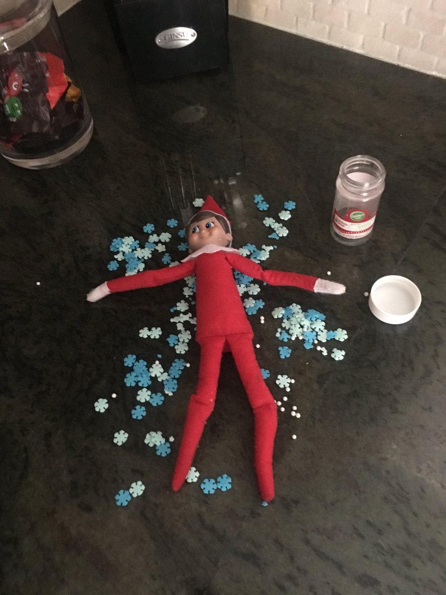 cateyes602's tweet photo. I’ve been slacking at posting my elf on a shelf pictures.... but I swear he’s still showing up each morning!
#elfonashelf #spiketheelf #mommastired https://t.co/rsjyTNvXha