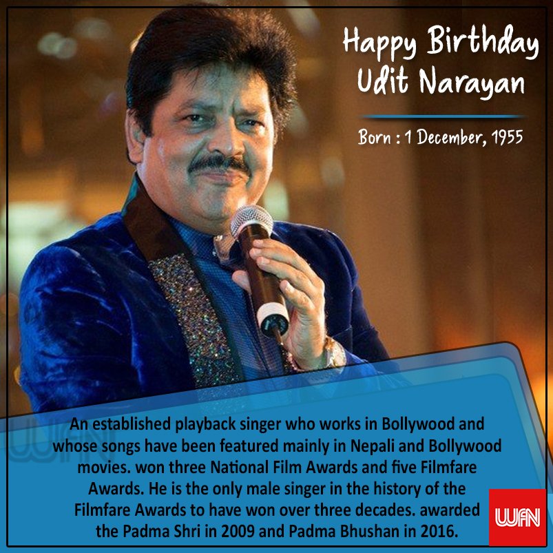 Wish you a very happy birthday Udit Narayan  
