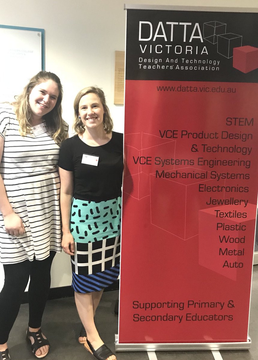 emilyemmaross's tweet image. Just a couple of #makerspace nerds excited to present at #datta Makerspace Conference today #criticalcreativethinking #stem #design #technology @lucymsinclair @CPS3572tweets