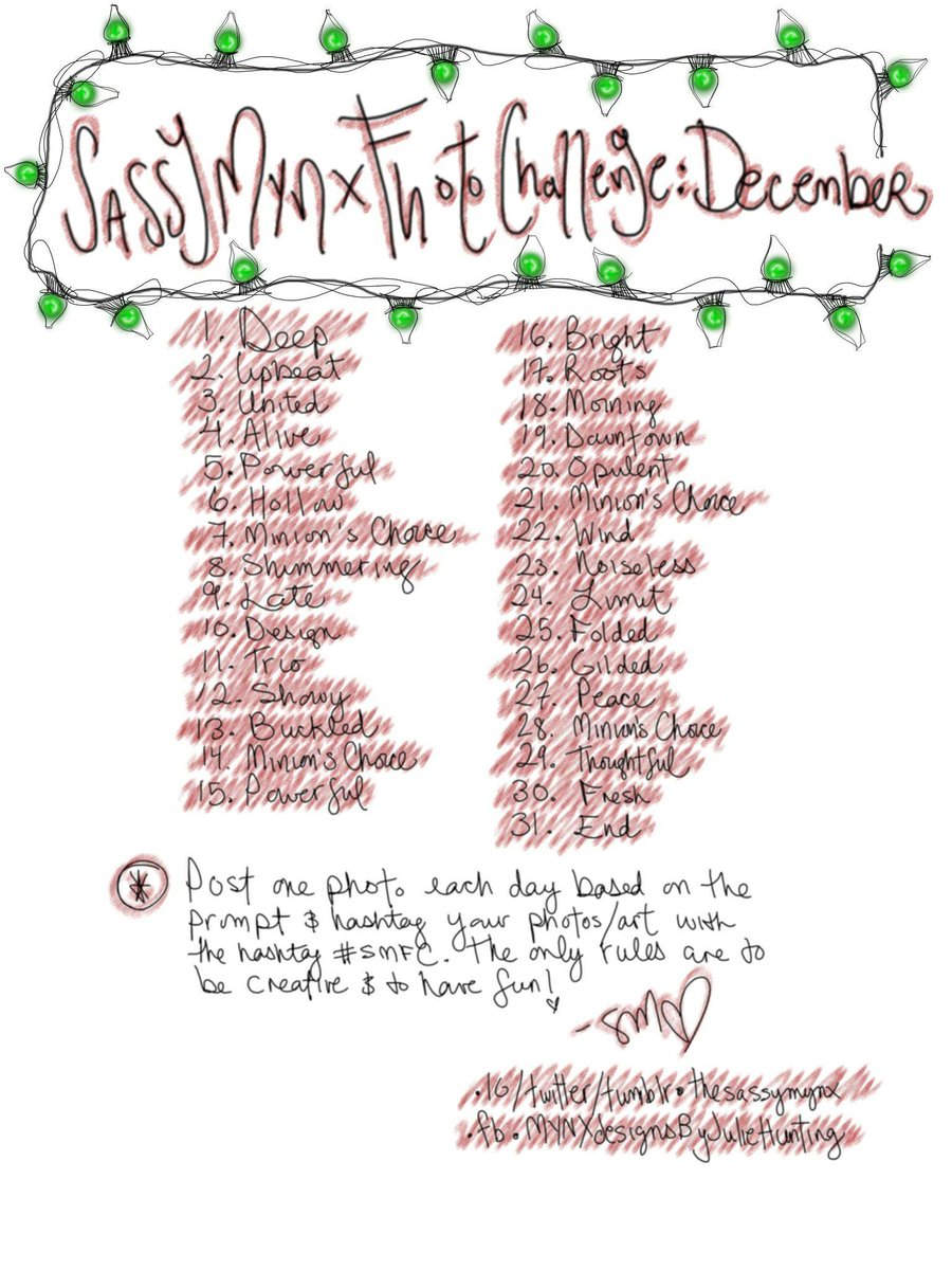 thesassymynx's tweet photo. // new month ❤ new challenge // #GetYourCreativeOn #PhotoChallenge #SMFC #December https://t.co/jPYjD0ZTX9