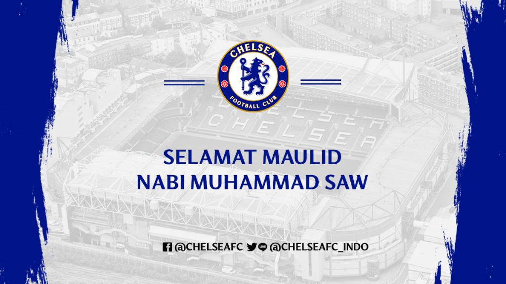 Kami semua dari Chelsea FC mengucapkan Selamat Maulid Nabi Muhammad SAW 🙏 #CFCIndo