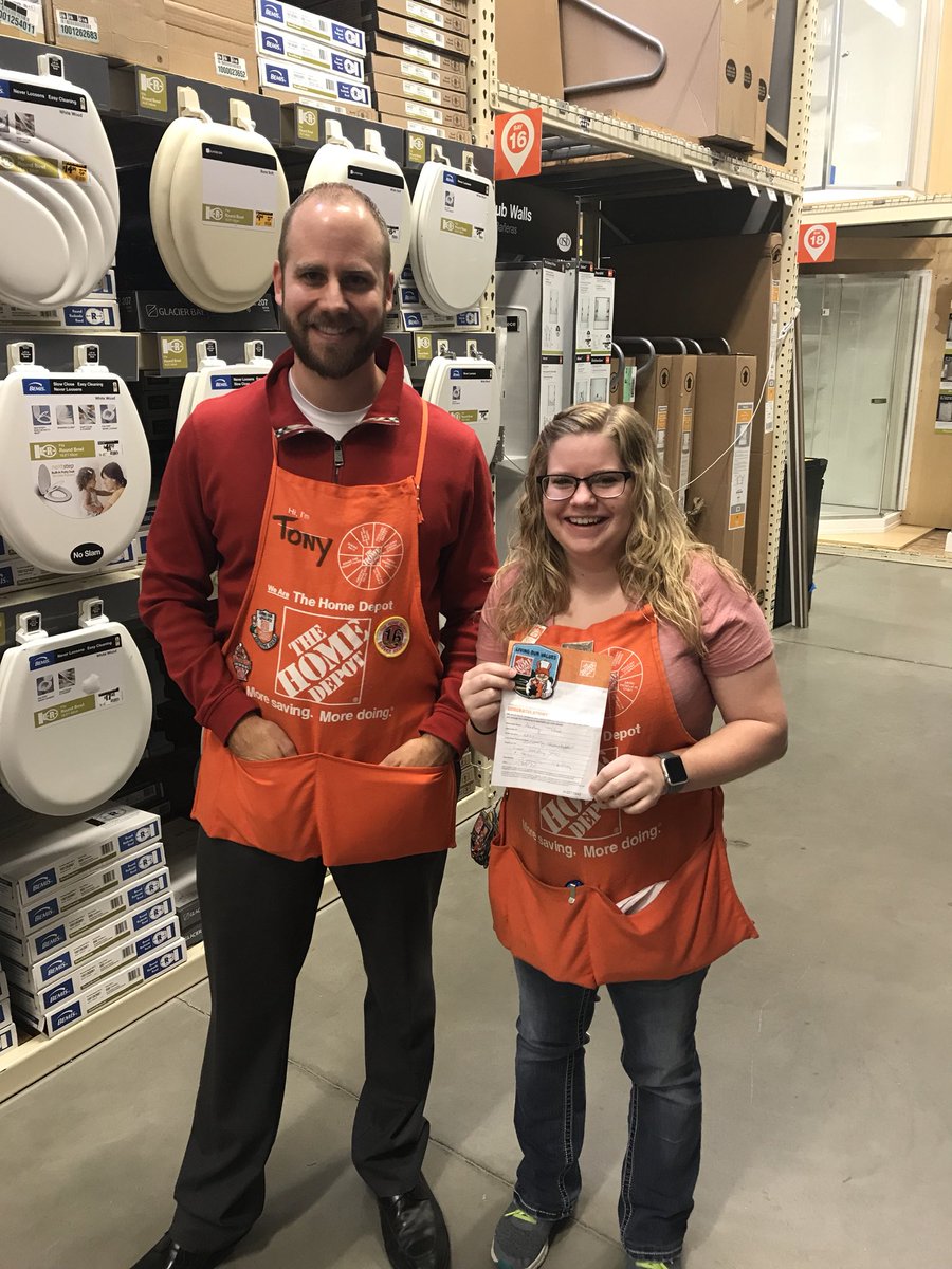 Tony recognizing Audrey for selling over a Million dollars worth of Kitchens so far this year.