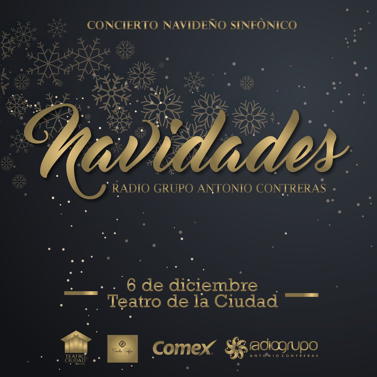 RadioGrupo_AC's tweet photo. La magia de la navidad se vivirá en el @TeatroIrapuato este 6 de diciembre con nuestro concierto navideño a cargo de la Orquesta Sinfónica de Irapuato. Gana boletos en nuestros espacios en vivo en nuestras estaciones. #NadidadesRGAC ❄️ https://t.co/X4LWWAlOyD