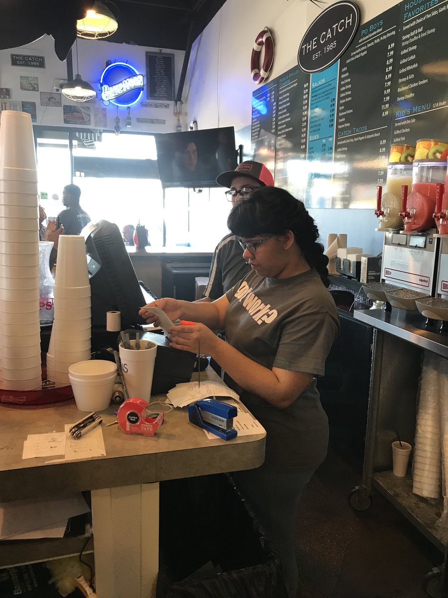ktdevine00's tweet photo. Thanks to @TheCatchTyler for letting our Project SEARCH interns learn job skills today while taking over the restaurant @tylerisd #gotwork #SPEDHomeTeam https://t.co/bF46ewvODE