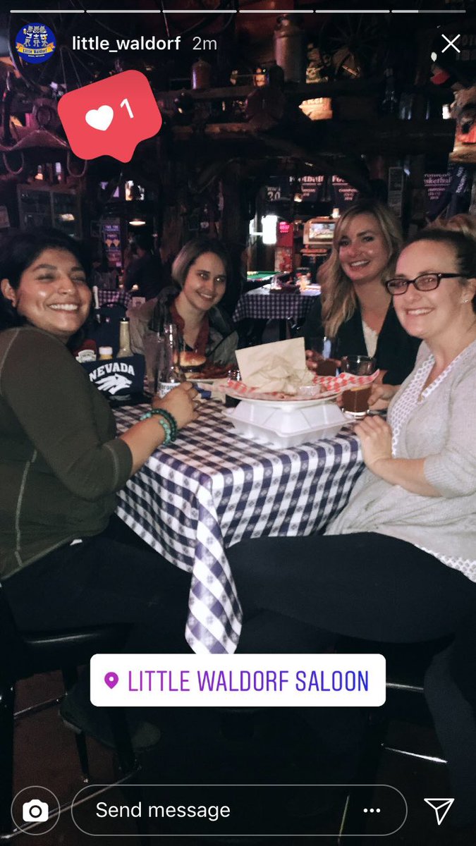 LilWalReno's tweet photo. Follow our Instagram account @little_waldorf to keep up with college night at the Wal! 

We have game highlights and specials all night! https://t.co/Aic7aOBFf1