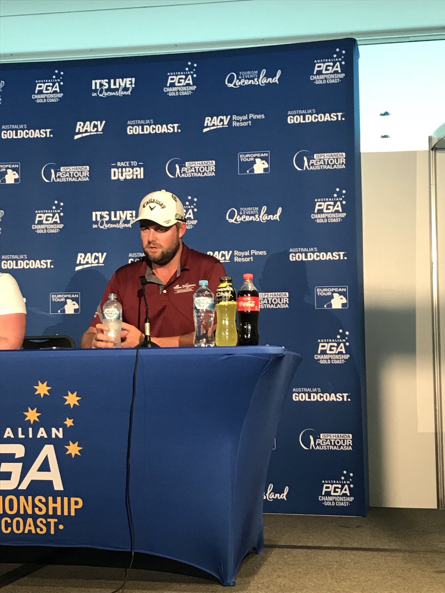 GolfAustVIC's tweet photo. -7 for @marcleish today sees the man from Warrnambool with a one shot lead at #AusPGA https://t.co/nkpx9ddceP