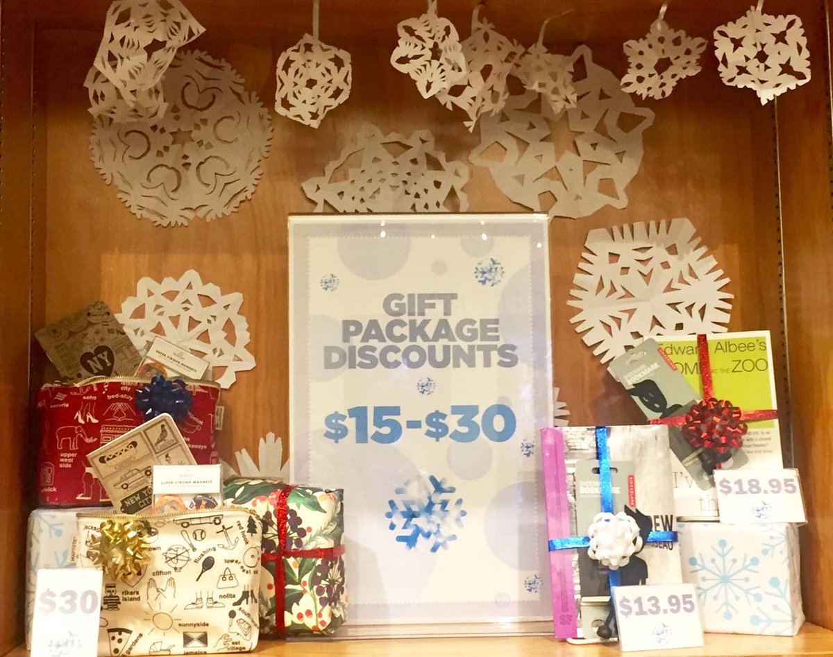 signatureinnyc's tweet photo. Before you find yourself scrambling for last-minute holiday gift ideas, check out our special gift package discounts at the Signature Bookstore! https://t.co/eC8vhvVT03
