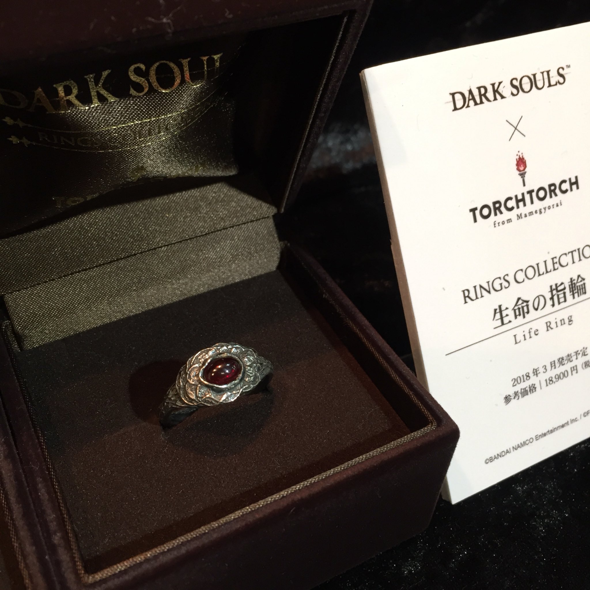 新作製品 世界最高品質人気 ダークソウル Torch リングコレクション 寵愛の指輪 レディースモデル 9号 Fucoa Cl