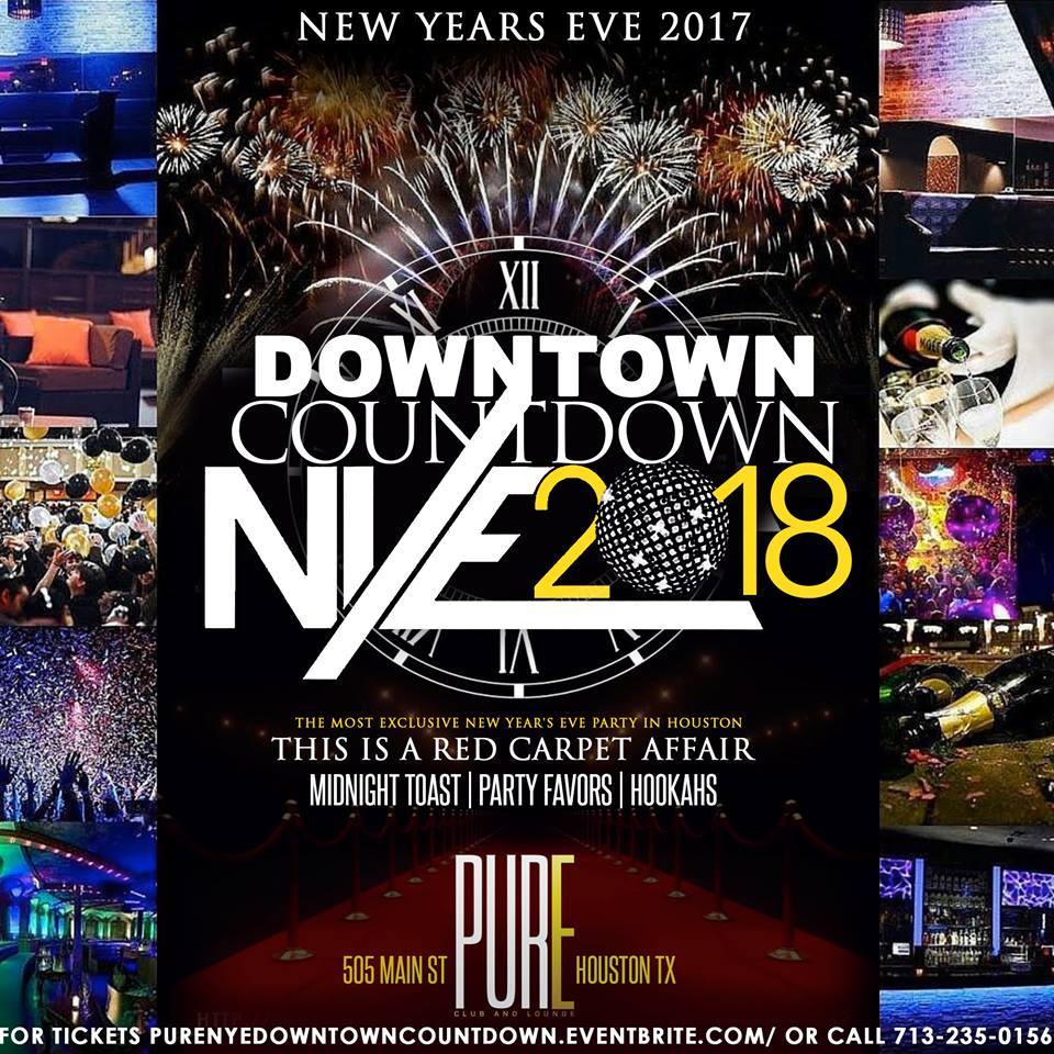 yungdbrooks's tweet photo. It Begins 5,4,3,2,1 Happy New Year 🎉#DOWNTOWNCOUNTDOWN #NYE #houston #NYE18 #nyehouston 2017 at @pureloungehtx PURE 505 Main | Downtown Sunday Dec. 31st 2017 This Is A Red Carpet Affair 9p-2am 713-235-0156
https://t.co/KRGOMFM3hb https://t.co/2lVthiltpi