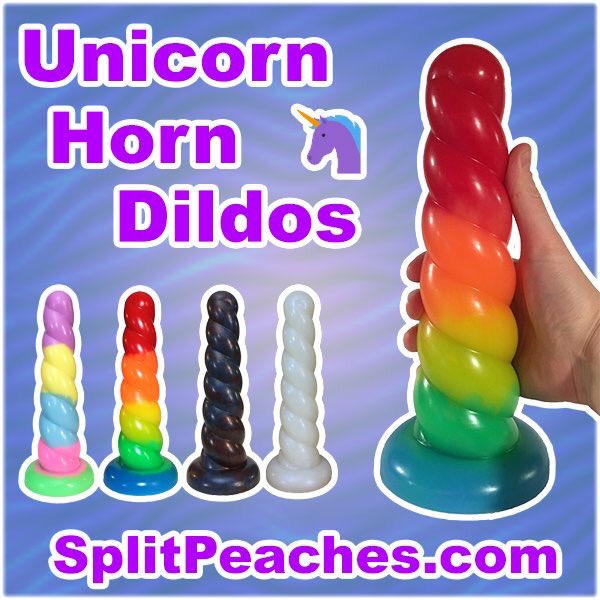 SplitPeaches's tweet photo. #RT This for a chance to win a FREE Small Unicorn Horn Dildo of your choice! Ends Sunday! https://t.co/SADDtZWh6S #unicorn @SplitPeaches https://t.co/p0SfCdTDp0
