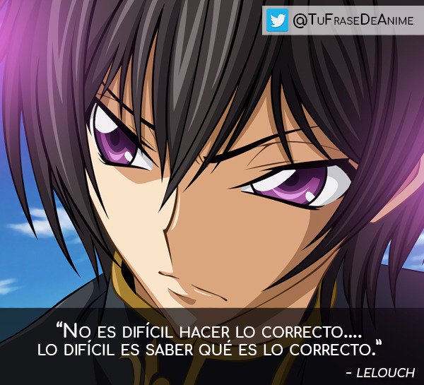 Frases de Anime: Code Geass