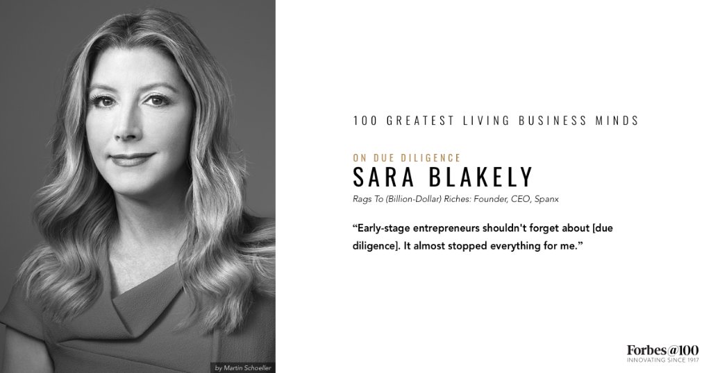 Sara Blakely on how not doing due diligence almost brought down Spanx http:...